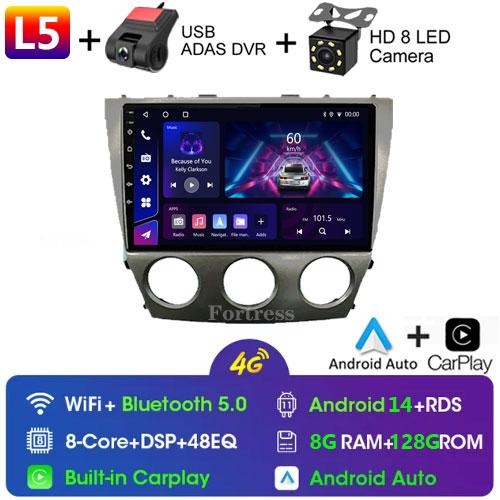 8 CORE Car Radio 2 Din Android 13 For Toyota Camry 40 2007-2011 Autoradio Multimedia Blu-ray IPS Screen Navigation GPS Carplay