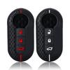 Silicone Key Case Remote Fob Car Key Cover For Peugeot Boxer For Citroen Jumper For Fiat 500 Panda Ducato 500L Punto Lancia Musa