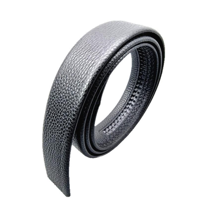 Herren Automatik Business-Gürtel aus Rindsleder (Vollnarbenleder) mit modischer Schnalle