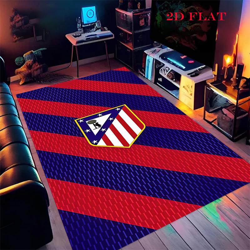 Atleti  Carpet Rug for Living Room Bedroom Home Sofa Decoration,Kids play Nonslip Floor Mat