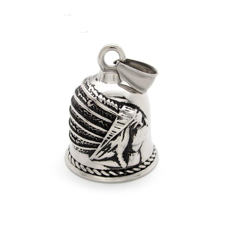 High-quality Customized Hypoallergenic Stainless Steel Bell Charm Necklace for Men