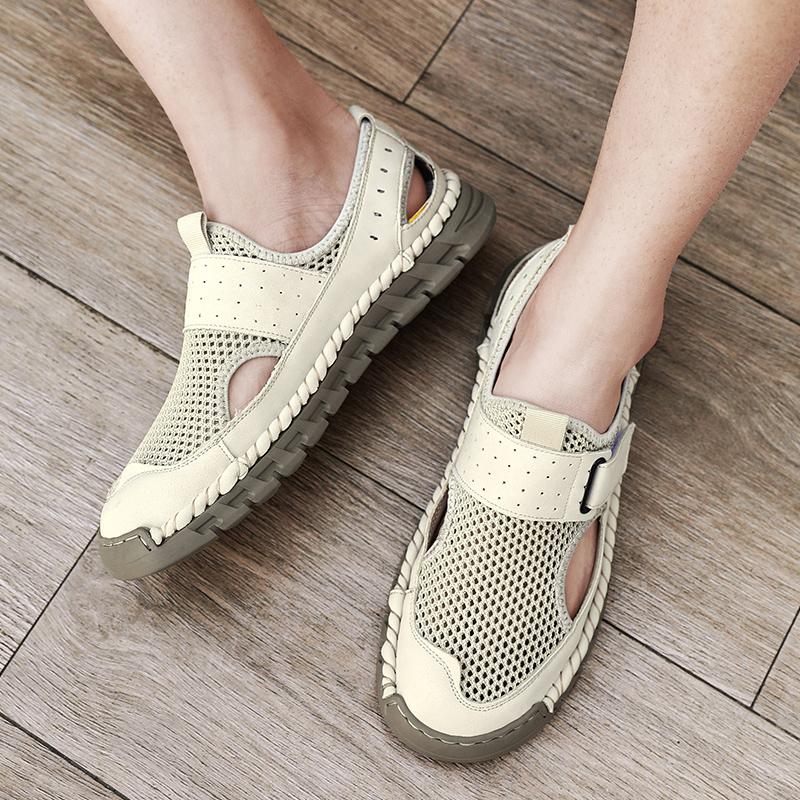 Zomer Heren Mesh Wandelschoenen Ademend Holle Outdoor Sneakers Klimschoenen Heren Sport Antislip Schoenen