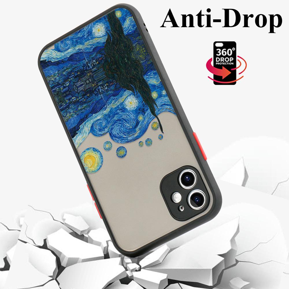 Hard Matte Phone Case For iPhone 15 Pro Max Cases iPhone 11 13 14  12 Mini 7 8 Plus XR SE  13Promax 15promax Fundas Cover