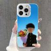 Mob P-Psycho 100 Phone Case For iPhone 17,16,15,14,13,12,11,Pro,XS,Max,Plus,Mini,SE White Candy Matte Shockproof Cover