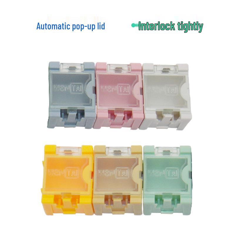 Modular SMD Resistor & Screw Storage Box for Electronic Components