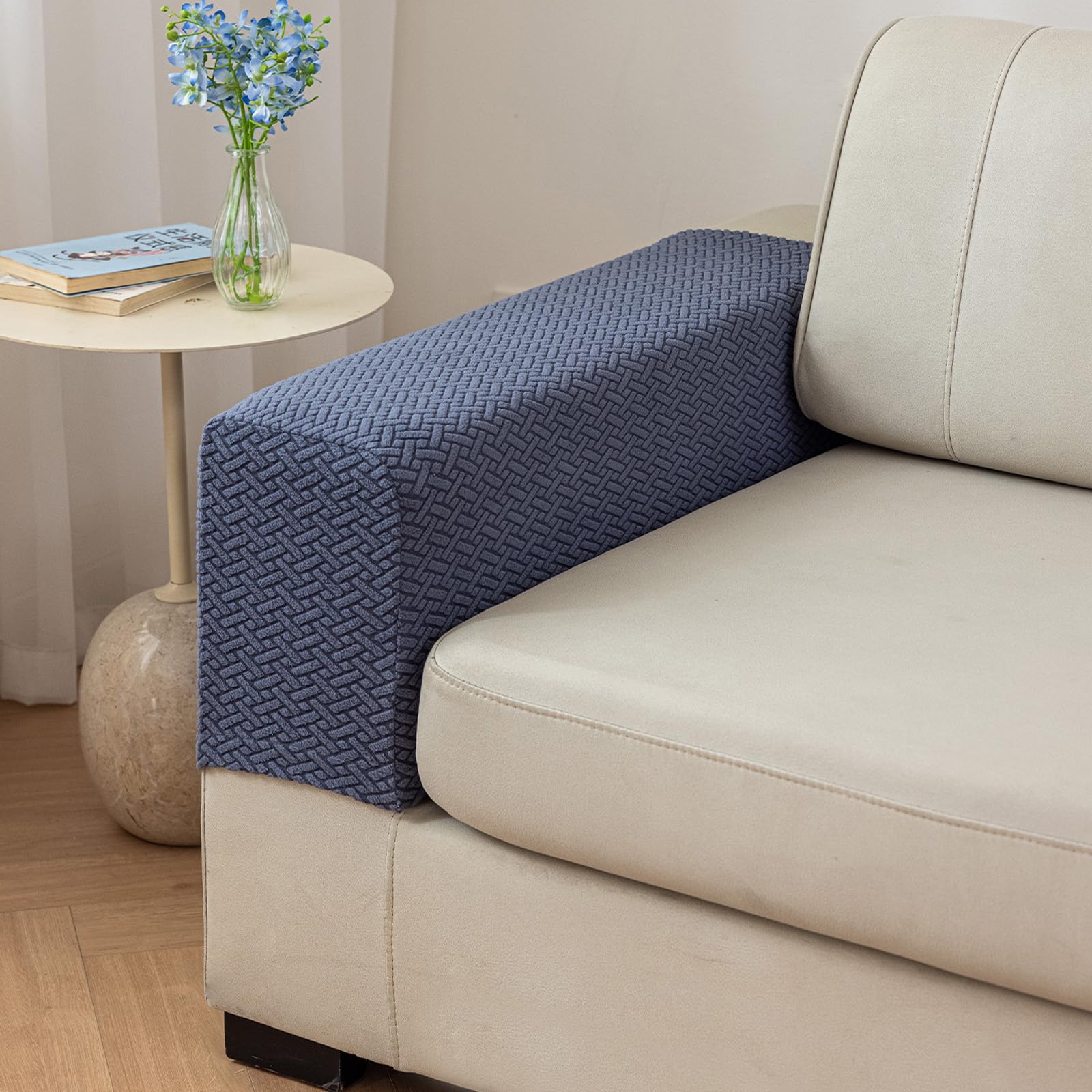 

Чехлы на подлокотники дивана, Набор чехлов на подлокотники дивана из 1 шт., Полиэстеровые эластичные противоскользящие защитные чехлы для мебели, Моющиеся чехлы для кресла One Size