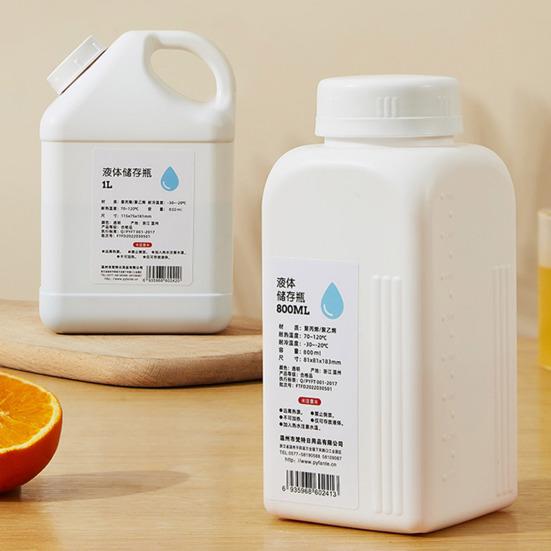 

Пластиковая бутылка-дозатор 800/1000 мл с резьбовой горловиной, отметкой, бутылка-дозатор жидкости, бутылка для разлива молока, бутылка для напитков M