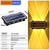 Color-Changing Waterproof Solar Wall Lamp for Gardens and Courtyards