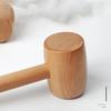 Mini Holzhammer Holzklöppel Mehrzweck DIY Spielzeughammer Handgefertigter Buchenholzhammer Massagehammer Zimmermann Installationswerkzeug