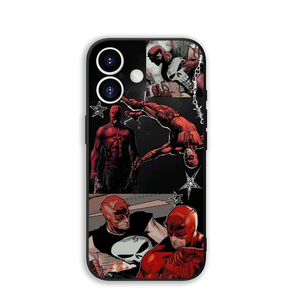 Cover for Apple iPhone 17 16 Plus 13 12 Pro Max Mini X XR Xs ProMax 16E 15+ 17+ Air Phone Case Poster Daredevil Marvel