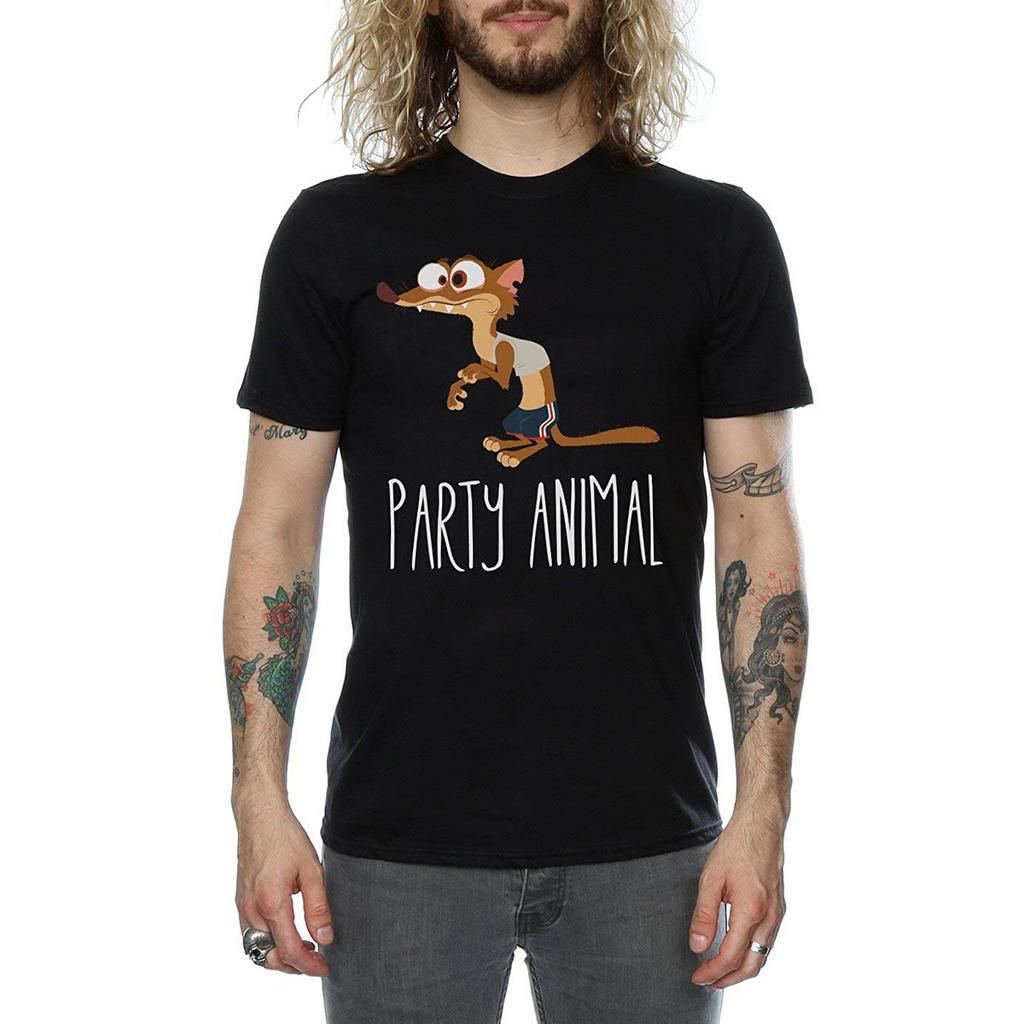 Zootropolis Mens Party Animal Cotton T-Shirt