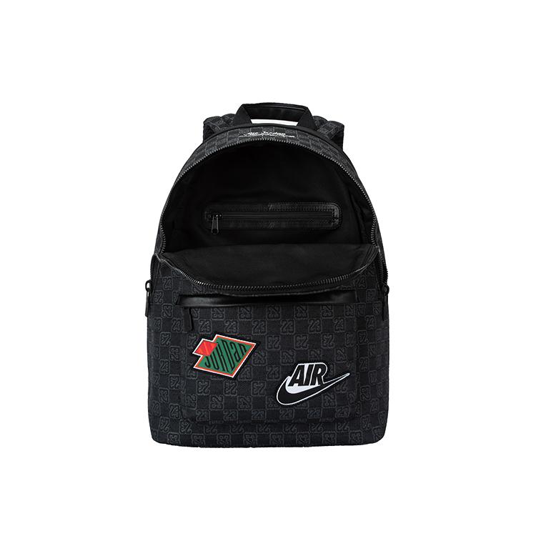 Jordan Monogram Series Checkerboard Badge Backpack Unisex backpack Blue Black JD2543010AD-001