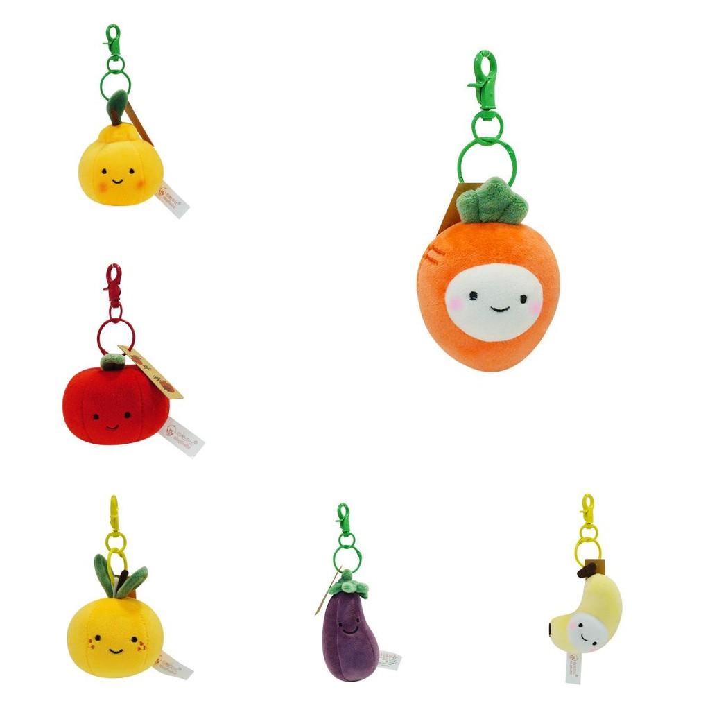 Charming Apple Plush Keychain With Short Plush For Youthful Backpack Accessories