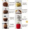 Multicolor Afternoon Tea Plush Doll 10cm-13cm Plush Doll Toy Creative Dessert Doll  Home Decoration