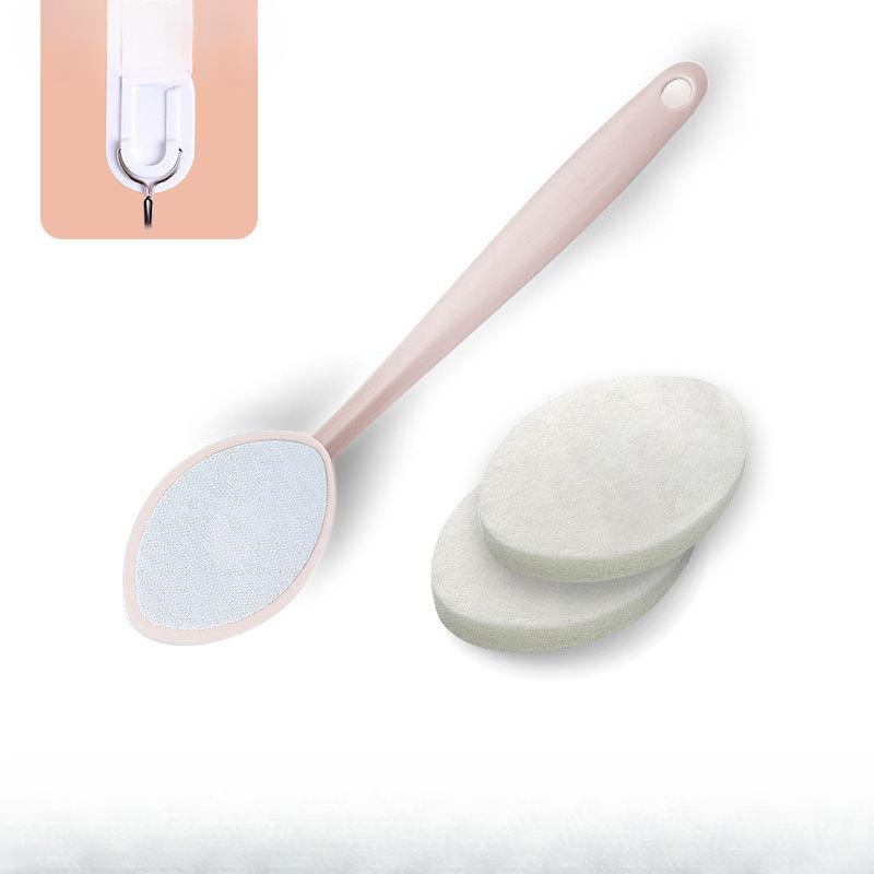 

Чистка кухонной кастрюли Ванная комната с ручкой Чистящая щетка для удаления накипи Щетка для чистки унитаза с длинной ручкой Губка для чистки напольной плитки handle +2 replacement розовый