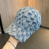 Do Old Cowboy Baseball Cap Spring Summer Street Fashion Checkerboard Sunshade Hard Top Cap  Checkered Baseball Cap, Frayed Edge Distressed Casual Hat