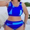 Sexy Plus Size Bikini Swimwear Women Split Bikini Set Two Pieces Bathing Suit Beachwear Swimsuit