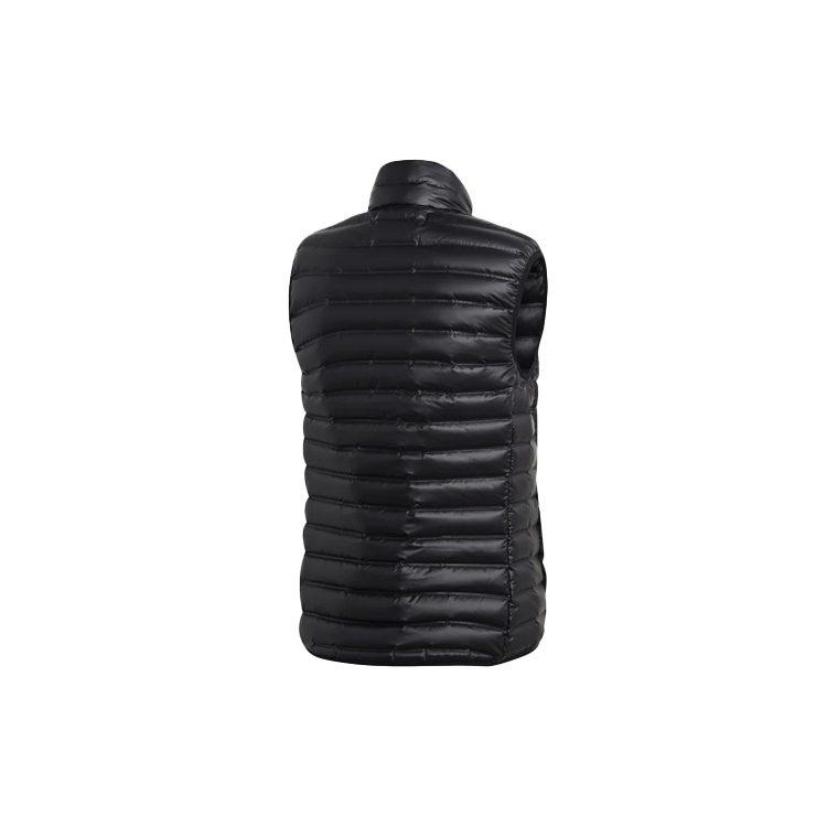 Adidas Down Jackets Men's Black Stand Collar Moderate Quilted Down Jacket BS1563