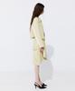 WNDERKAMMER Shirring Back Line Layered Dress_Olive