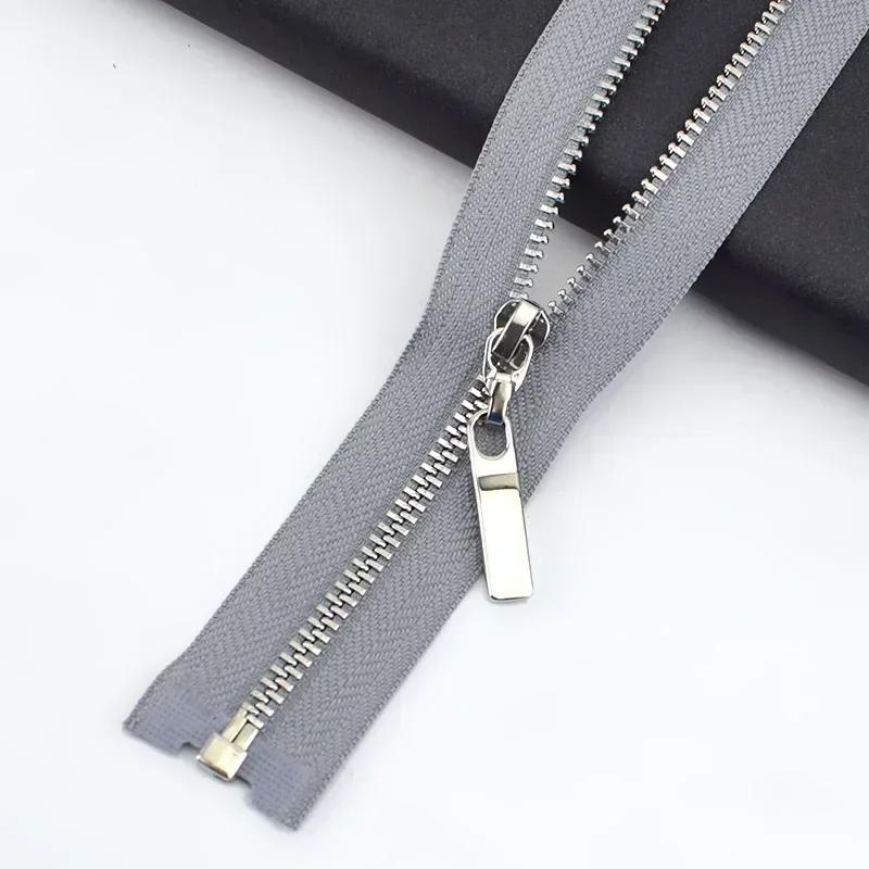 2/5Pcs 3# 40-70cm Open-end Metal Zippers for Sewing Jacket Coat Zipper Tapes Clothes Tent Zip Repair Kit DIY Garment Accessories