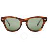 Ray Ban Grüne Spiegel Quadratische Unisex Sonnenbrille Rb0707sm 954 G4 50