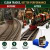 Christmas Model Train Track Cleaner Solution (120ml) with Microfiber Cloth