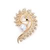 Rhinestone Pearl Scarf Buckle Elegant Jewelry Clip for 4PCS for Women