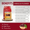 BrijBooti Hibiscus Flower - Herbal Tea- 800 Grams - Gudhal Phool - Hibiscus Dry Flower