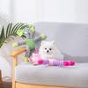 Durable Corn Fleece Animal Squeaky Toys for Dogs Chew Resistant Plush Elephant Bear Pig Pet Toys Interactive Play Biting Toys