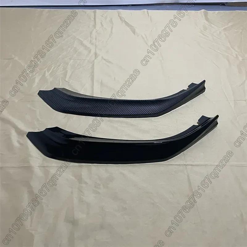 Für BMW 5 G30 G31 525i 530i 530d 540i M 2017-2020 Auto Frontstoßstange Lippe Kinnschutz Diffusor Abdeckung Deflektor Karosserie-Kits Glanzschwarz