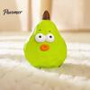 Latex Dog Toy Squeaky Pear Toy, Chew Funny Shape Interactive Fetch Teeth Cleaning for Aggressive Chewers Play