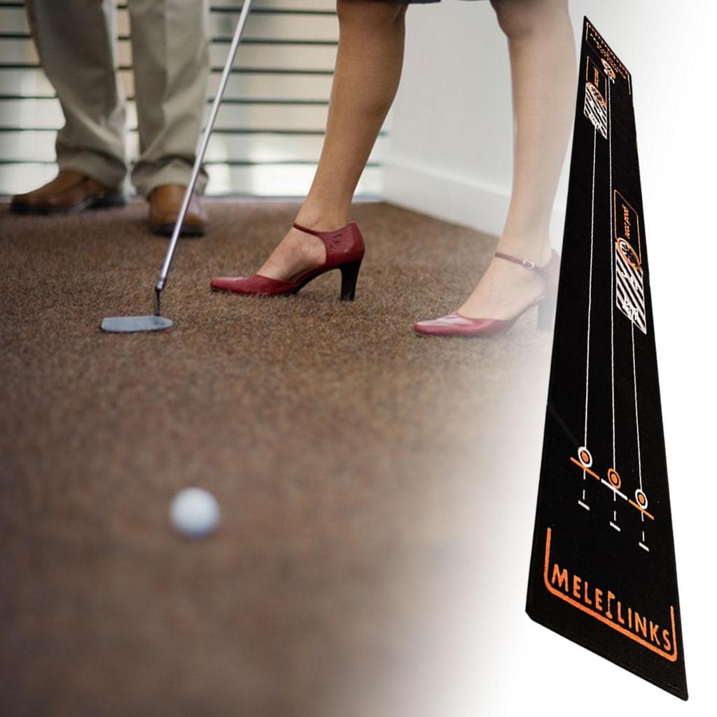 Golf Putting Mat Practice for Home Office Gift Men Women Golfer 3.6x0.4m