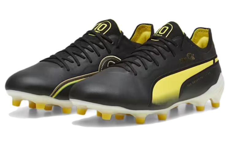 PUMA King Ultimate Pel FG/AG 'Black Yellow' 107825-01