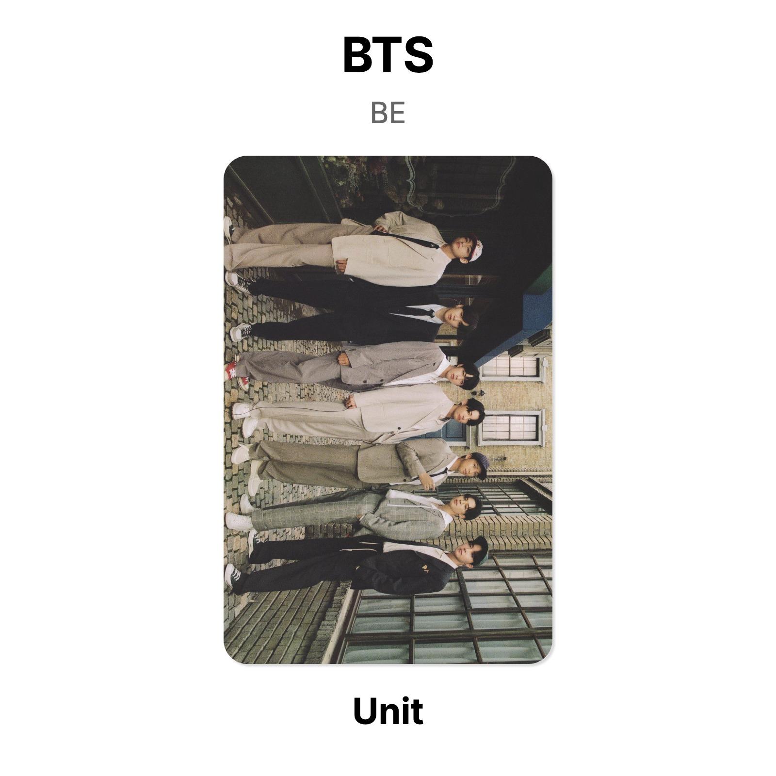 BTS BE Official Photocard Unit