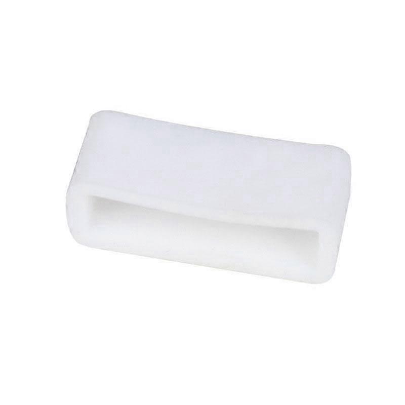 Confezione da 5 Anelli per Accessori Orologio Anello di Ricambio in Silicone Supporto per Cinturino 22mm, Bianco