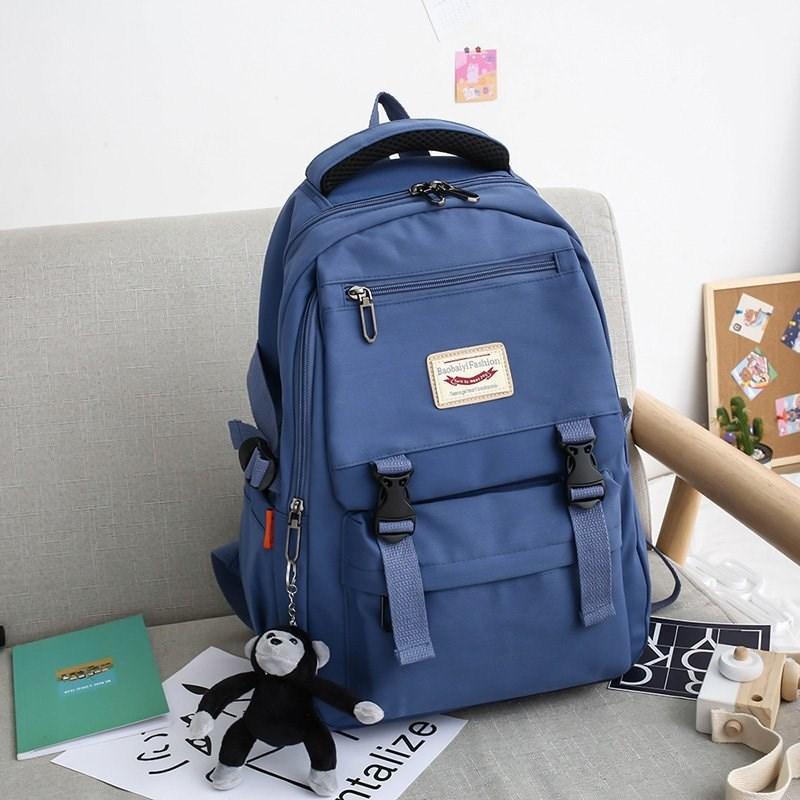 Large capacity schoolbag female junior high school student backpack high school student backpack male
