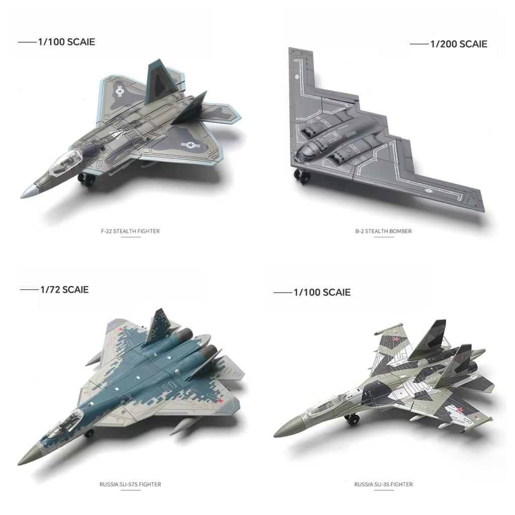 1 Piece DIY 3D Puzzle Assemble Collection Toys T14 Tank F14 F22 J35 Fighter AH64 Helicopter Model Ornament Building Blocks Toy