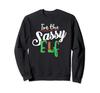 The Sassy Elf Christmas Costume Funny Gift Sweatshirt I'm