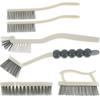 6Pcs Home Cleaning Brushes Set Multifunction Long Handle Brush Kitchen Dish Brush with Comfortable Grip Bendable Scrub Brush