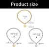 Contemporary Star Motifs Clavicle Chain Corrosion Resistant Stainless Steel Collarbone Chain Jewelry Gift
