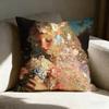 Pearl Girl Pillow Case Linen Pillow Covers Cover For Couch Living Room Bench Patio Floor Linen Home Decor