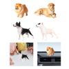 Dog Figurine for Home And Car Decoration Gift for Birthdays Miniature Dog Model Educational Toy for Kids