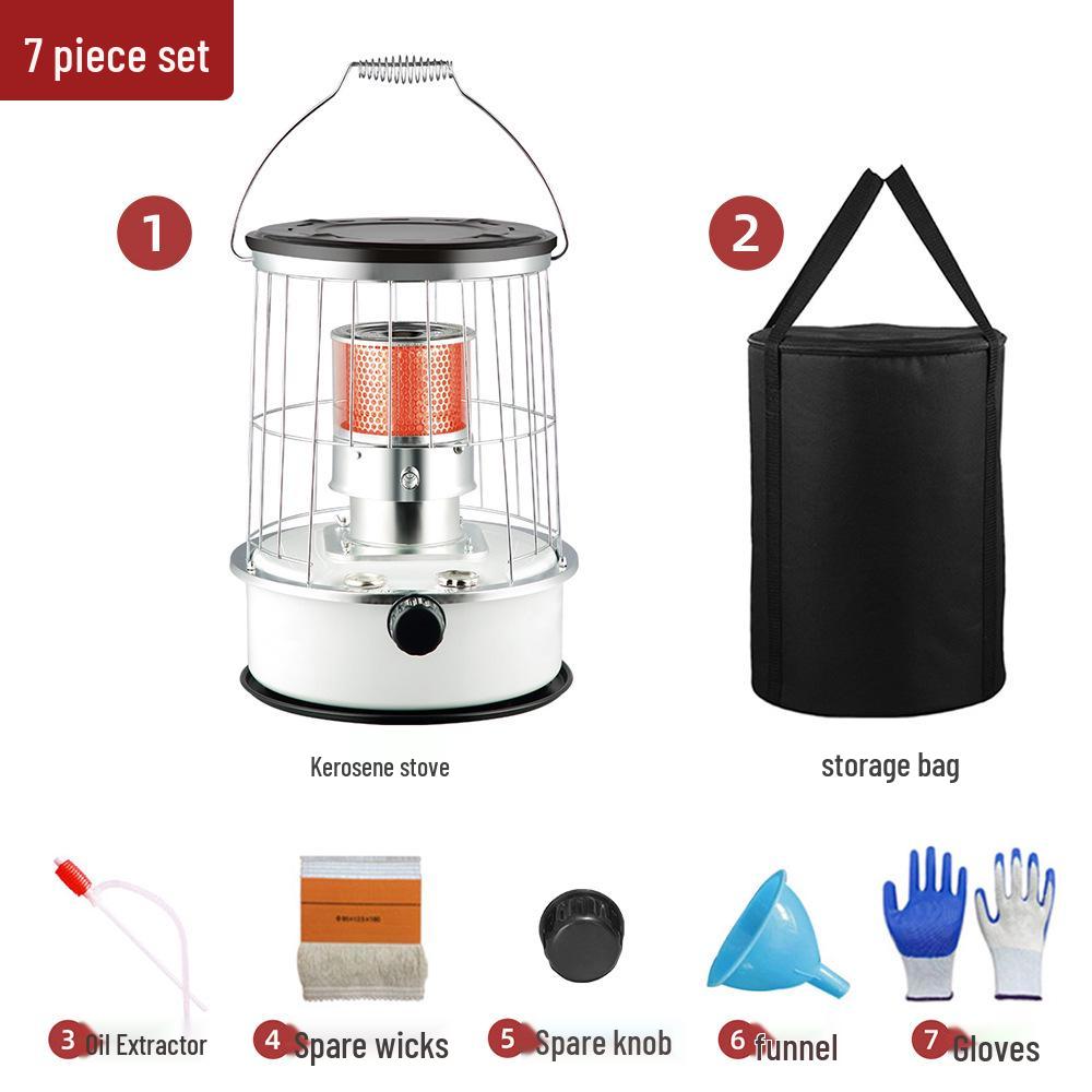 Portable Windproof Kerosene Heater & Stove for Camping, Ice Fishing, and Home Use