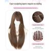 Sweetheart Pop Star Wig: Vintage Japanese-Inspired, Full Head Straight Hair Wig for Women, Perfect for Daily Wear.