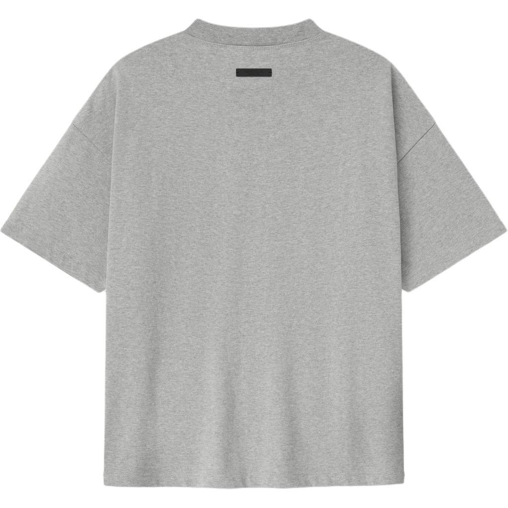 Fear of God Essentials NBA Bulls 90s Tee Concrete Heather Unisex Tops Grey 125NB252206F