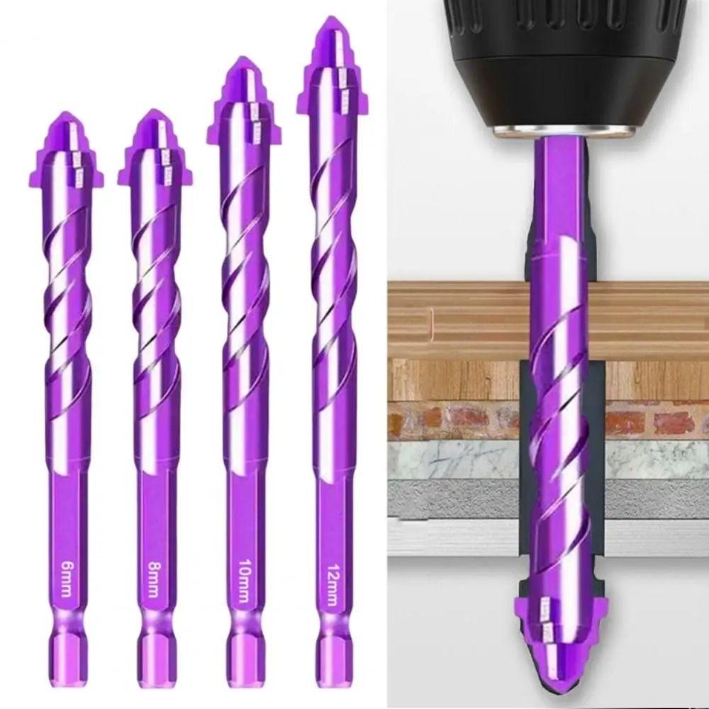 High Hardness Multifunctional Tool Set Steel Zinc Zinc Alloy Eccentric Drill Bit  Wood Drilling