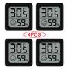 4pcs Digital Thermometer Hygrometer Indoor Mini Temperature LCD Electronic Monitor Hygrometer Outdoor Room Baby