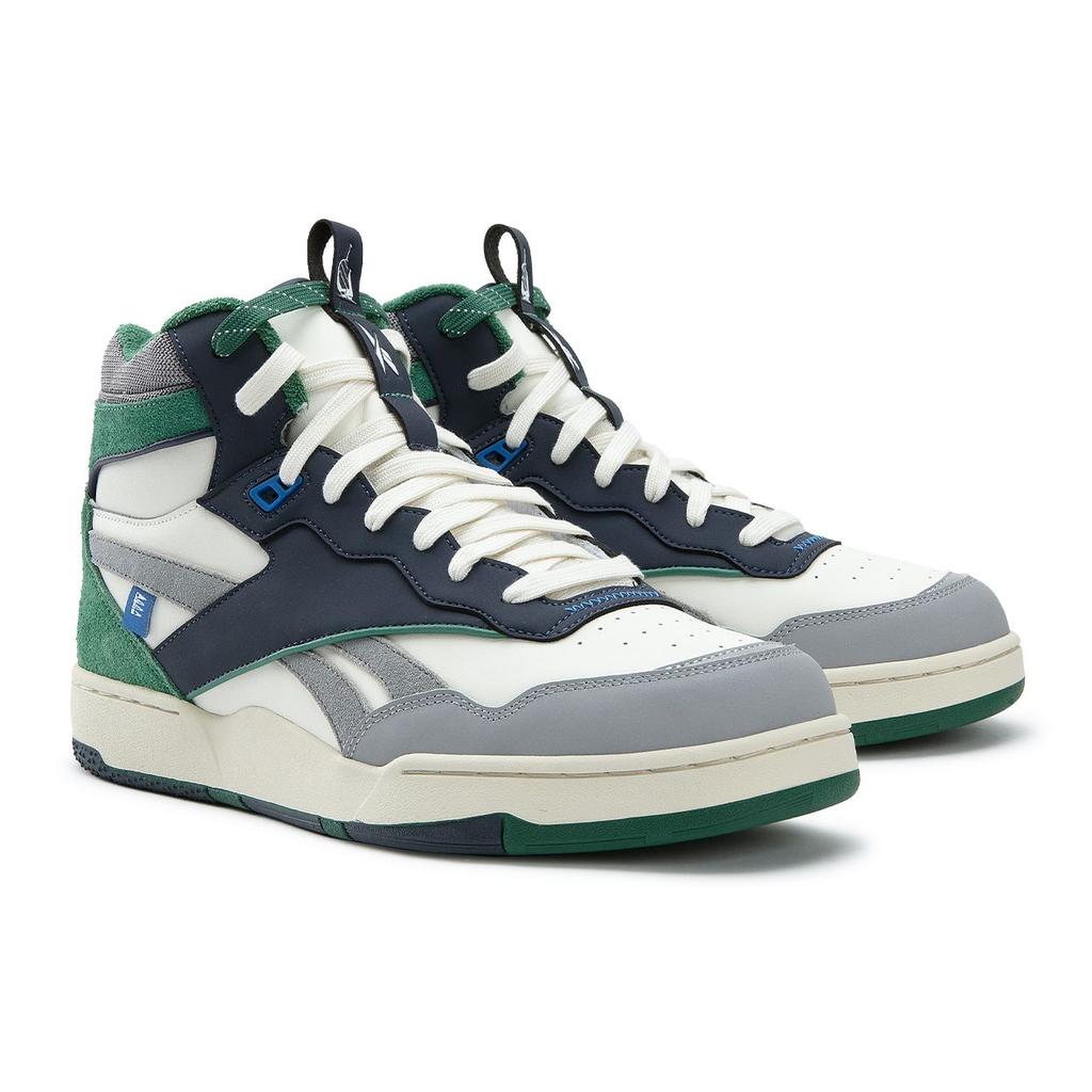 Nautica, Reebok Nautica X Reebok BB 4000 II Mid Fashion Versatile Comfortable Retro Basketball Shoes Unisex Sneaker White Green 100245907