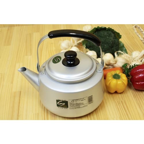 Nansen Japan Silver Melitas Kettle, 3.0L, for direct flame use only