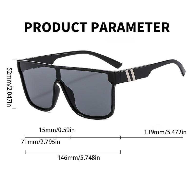 Non-polarized Fashion Men Multi Color Sunglasses Women Oversized Driving Sunglasses Square Eyewear